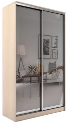 Шкаф-купе эконом Хит-23-14-55 Дуб млечный