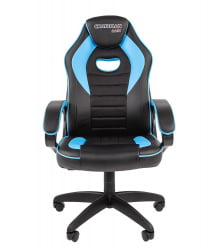 Кресло геймерское CHAIRMAN GAME 16 Черный Голубой