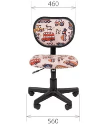 Детское кресло CHAIRMAN KIDS 106 Black Котики