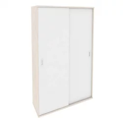 Шкаф-купе с полками ONIX O.SHK-1.1 Денвер Светлый/Белый
