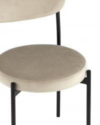 Стул Бриф NEW велюр Бежевый