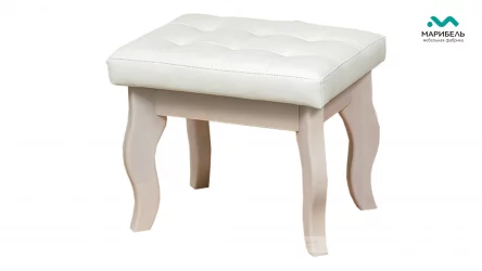 Банкетка «Болеро» 500/1 Кожа Terra 118/Орех темный массив