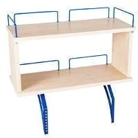 Полка задняя двухъярусная Polka_zz 1/600 (Polka_zz 7/600) Клен Синий