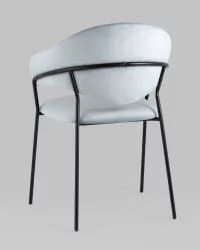 Стул Алексис велюр Пыльно-голубой