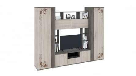 Набор мебели для общей комнаты Белла Дуб сонома с рисунком