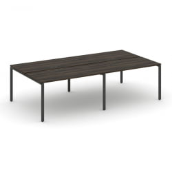 Рабочая станция двухсторонняя на 4 места CONCEPT CN.DRS-006 Дуб Мали Антрацит