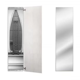 Шкаф со встроенной гладильной доской Iron Box Print (правый) Беленый дуб