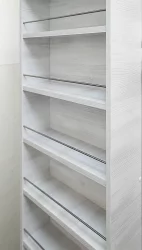 Дизайнерский шкаф Драйв Шелф (правый) Беленый дуб