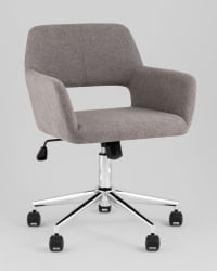 Стул офисный ROSS рогожка темно-серый