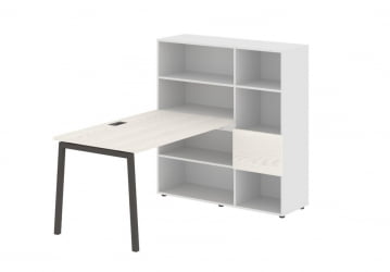 Рабочая станция EDIS ELRST 1213 Ясень Траун Мокко Белый