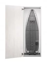 Дизайнерский шкаф Iron Slim Eco (левый) Беленый дуб