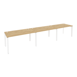 Рабочая станция на П-образном м/к ONIX O.MP-RS-3.3.8 Тиквуд Светлый/Белый