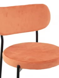Стул полубарный Барбара (Б) велюр Терракотовый