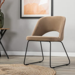 Кресло Lars Diag beige/Линк