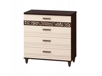 Комод Катрин 92.18 Дуб венге Белый песок Браун вуд