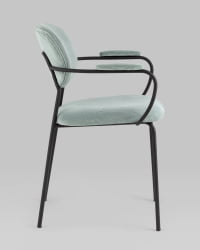 Стул Кэрол Серо-голубой