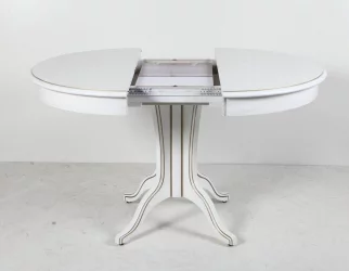 Стол деревянный Орион-5 (d1100) тон 1 с золотой патиной