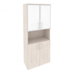 Шкаф высокий широкий ONIX O.ST-1.4R white Денвер Светлый