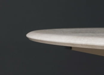 Раздвижной овальный стол Орфей 50 (01) Стоун крем