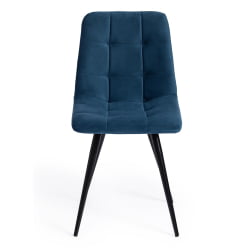 Стул CHILLY (mod. 7095) ткань/металл, 45x53х88 см, высота до сиденья 50 см, синий barkhat 29/черный
