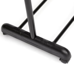 Вешалка на колёсиках NY-3294 металл, 84-125*43*102-167см, хром/черный