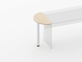 Приставка-полукруг Glassy 2.14 Туя