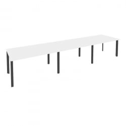 Стол переговорный (3 столешницы) ONIX O.MP-PRG-3.3 Белый Бриллиант/Антрацит