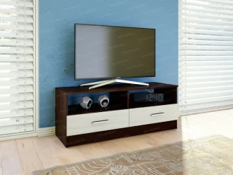 Тумба для гостиной Ясень шимо темный/Ясень шимо светлый