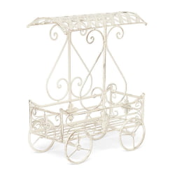 Цветочница Secret de Maison CARRIAGE (mod. PL08--6954) металл, 40х23х55см, Античный белый (Antique White)