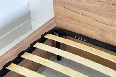 Кровать с подъёмным механизмом Юниор ZP.SMU-02 дуб крафт золотой