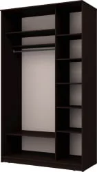 Двустворчатый гардеробный шкаф Хит-24-14-15 Аруба Венге