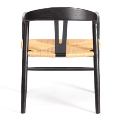 Стул VALI дерево вяз, черный, 50х46х77 см