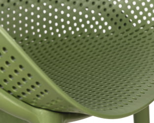 Кресло DOBRIN LONZO (зеленый хаки (G-17) c УФ-защитой) 4 шт