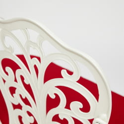 Скамья Secret De Maison Symphonie + подушка алюминиевый сплав, 95*56*92, butter white