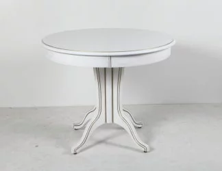 Стол деревянный Орион-5 (d1100) тон 1 с золотой патиной