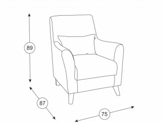 Кресло Либерти ТК 232 Лаунж 13 (серый)
