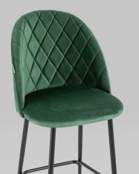 Стул полубарный Марсель ПЛ велюр Зеленый