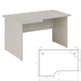 Стол эргономичный левый New Line NLN36315321 Дуб шамони светлый