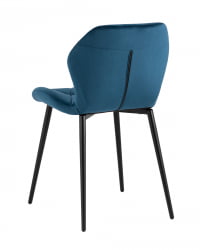 Стул обеденный Эдвин велюр Синий