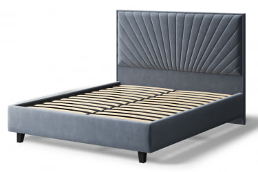 Кровать Леона, 2000 x 1400 мм, серый