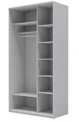 Шкаф-купе коричневый Хит-23-14-11 Ясень шимо темный