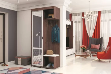 Прихожая Варда Ясень Темный-ясень белый