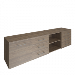 Тумба модульная четырехсекционная YALTA LT-TS 4.1R Вяз Благородный