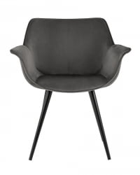 Стул Мэйсон New велюр Темно-серый