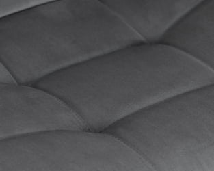 Стул барный DOBRIN TAILOR BLACK (серый велюр (MJ9-75))