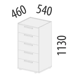 Детский комод Аляска 501.08