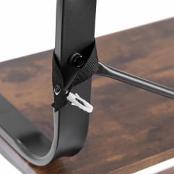 Стеллаж офисный WS-04 60x30x140 см, burnt