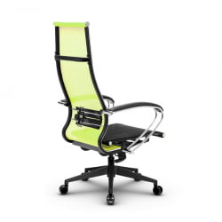 Кресло офисное МЕТТА B 1m 7/K131, Основание 17833 Комплект 4 Лайм Черное
