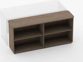 Тумба приставная к столу Glassy 3.18.104 Дуб Верцаска