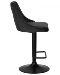 Стул барный DOBRIN JOSEPH BLACK (черный велюр (MJ9-101)) 2 шт